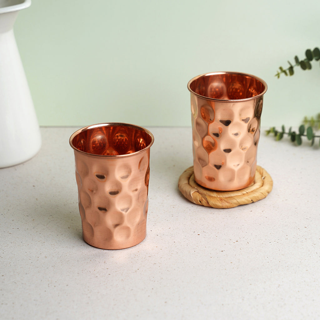 Copper glasses - set of 2
