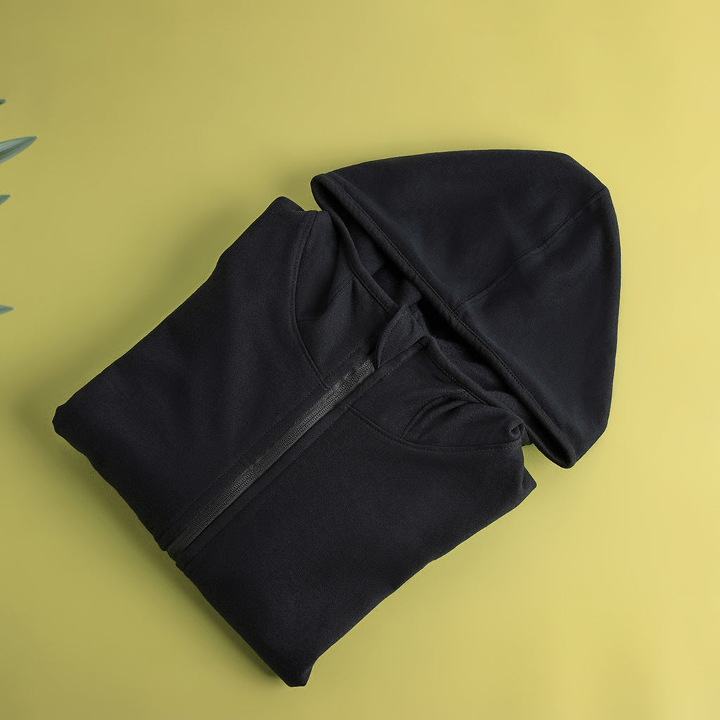 Eclipse- Black Zip Hoodie