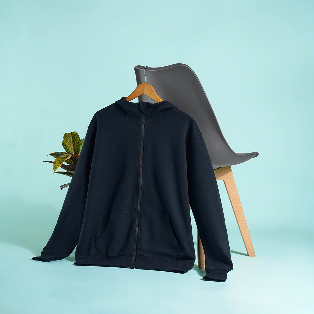 Eclipse- Black Zip Hoodie