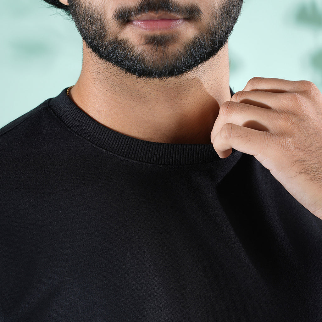 Laidback- Black Oversized T-shirt