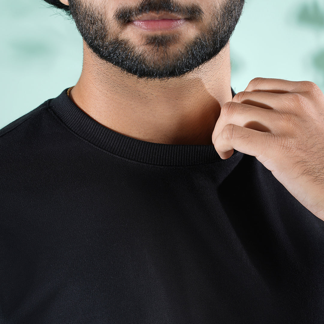 Laidback- Black Oversized T-shirt