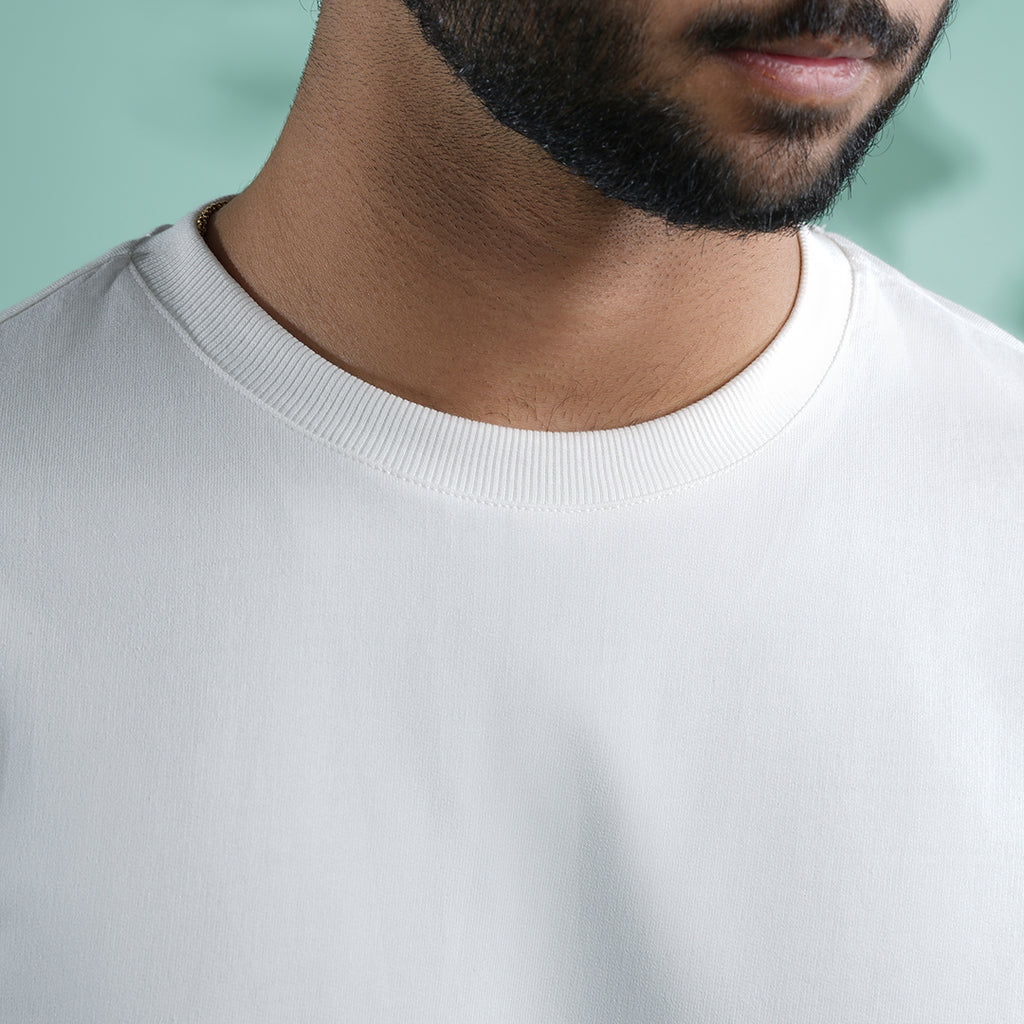 Canvas- Off White Oversized T-shirt