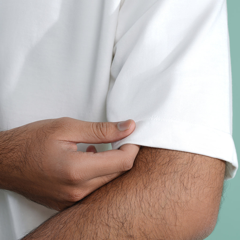 Canvas- Off White Oversized T-shirt