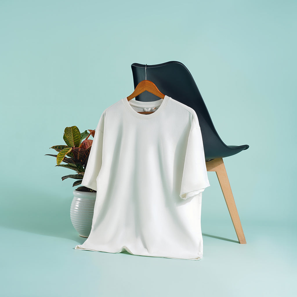 Canvas- Off White Oversized T-shirt