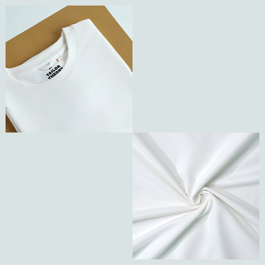 Canvas- Off White Oversized T-shirt