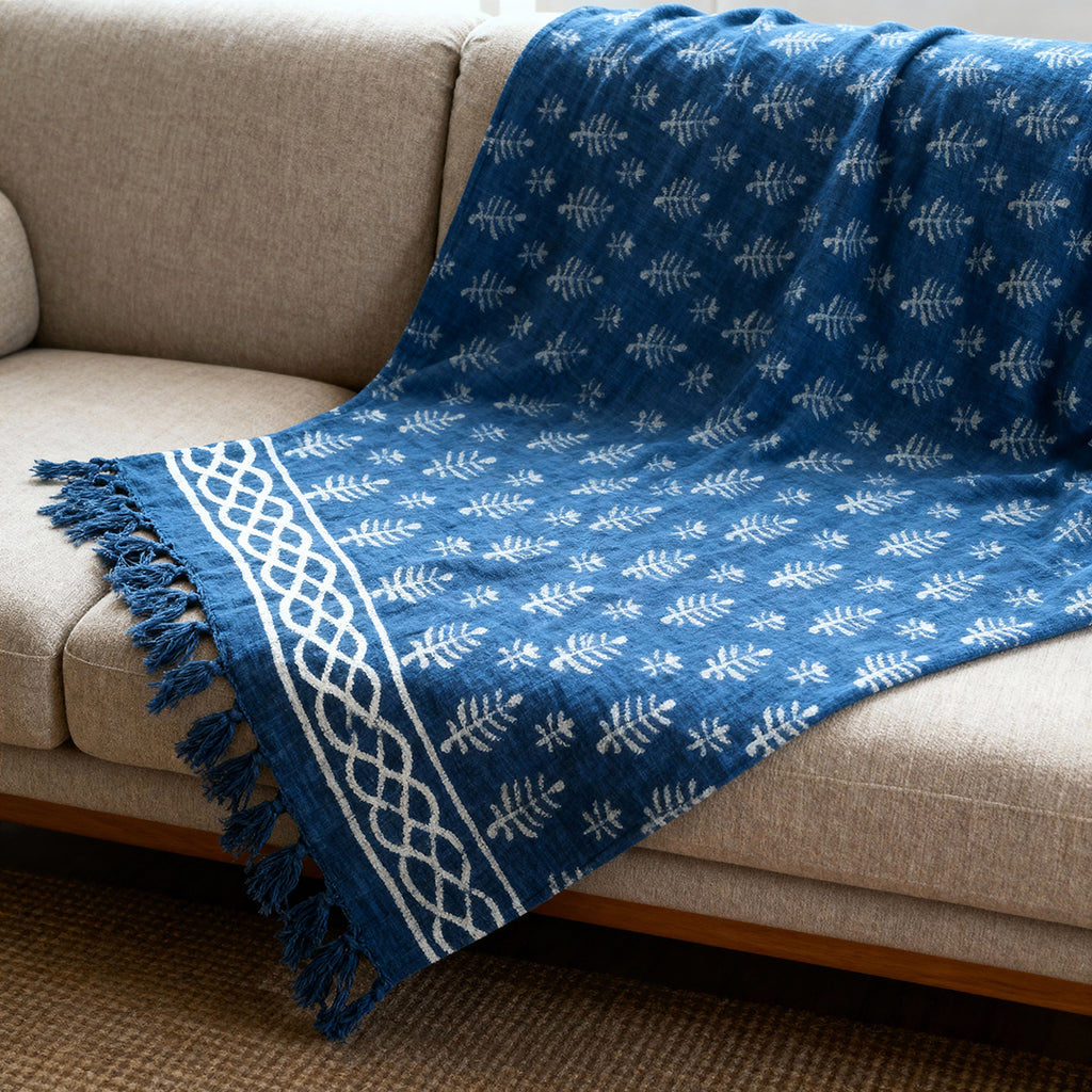 Indigo Whisper Throw