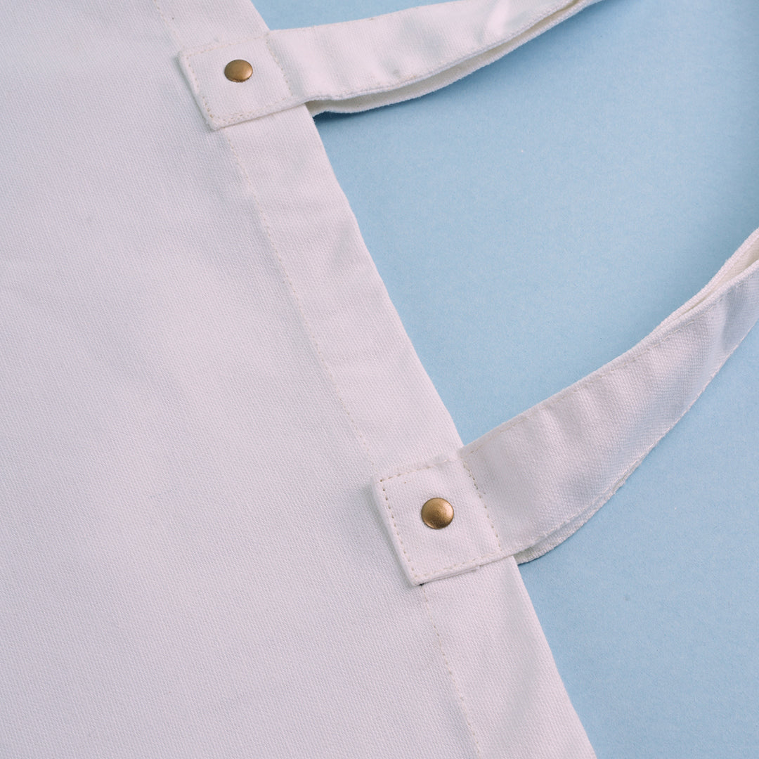 Minimal Muse- White Tote