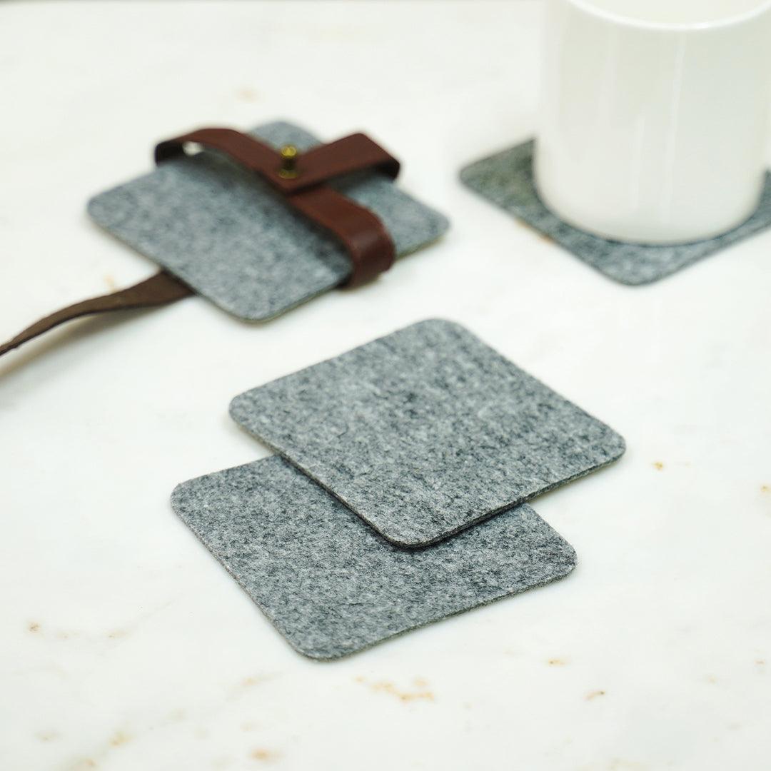 Square coasters - felt